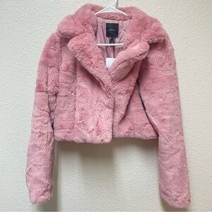 Faux Fur Pink Jacket